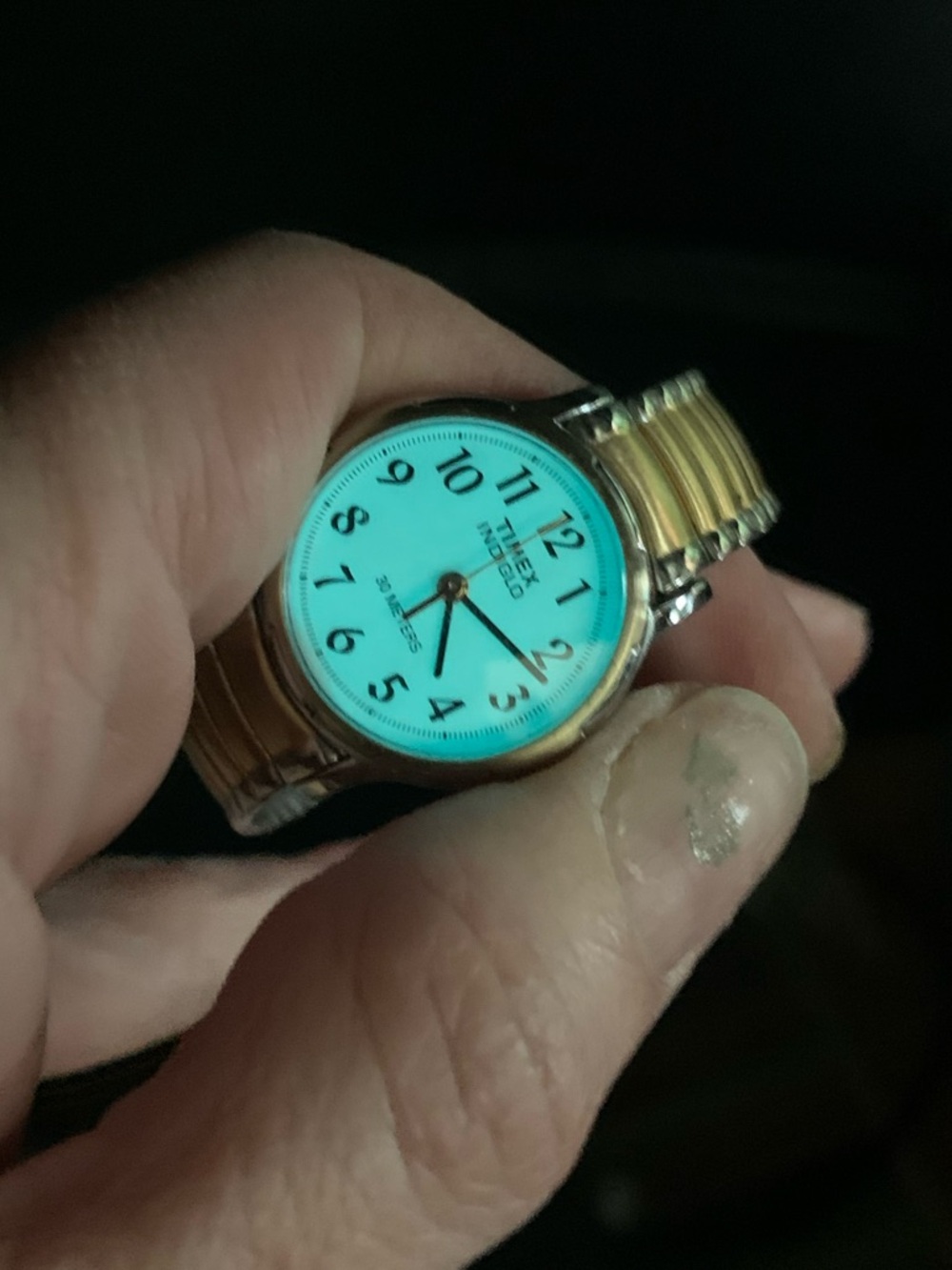 Timex Two-Tone Gold and Silver Women's Indiglo Watch - Picture 5 of 6